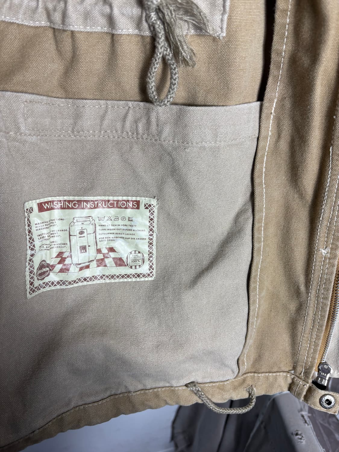 빈티지 워크 헌팅 자켓 상품이미지4