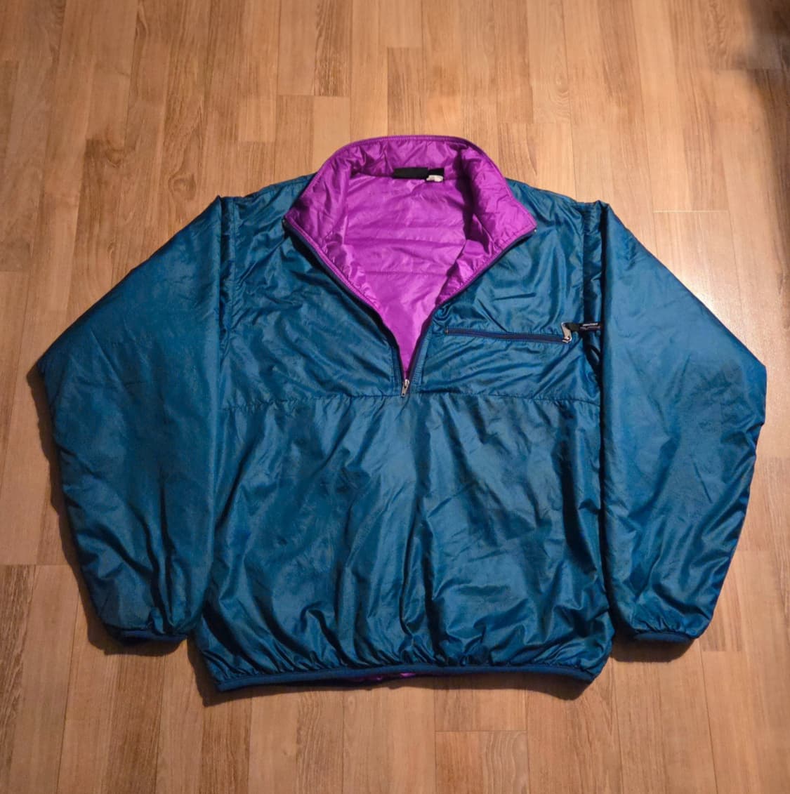 (L)파타고니아Usa 95s 퍼프볼 풀오버 블루그래스 컬러 패딩 상품이미지1