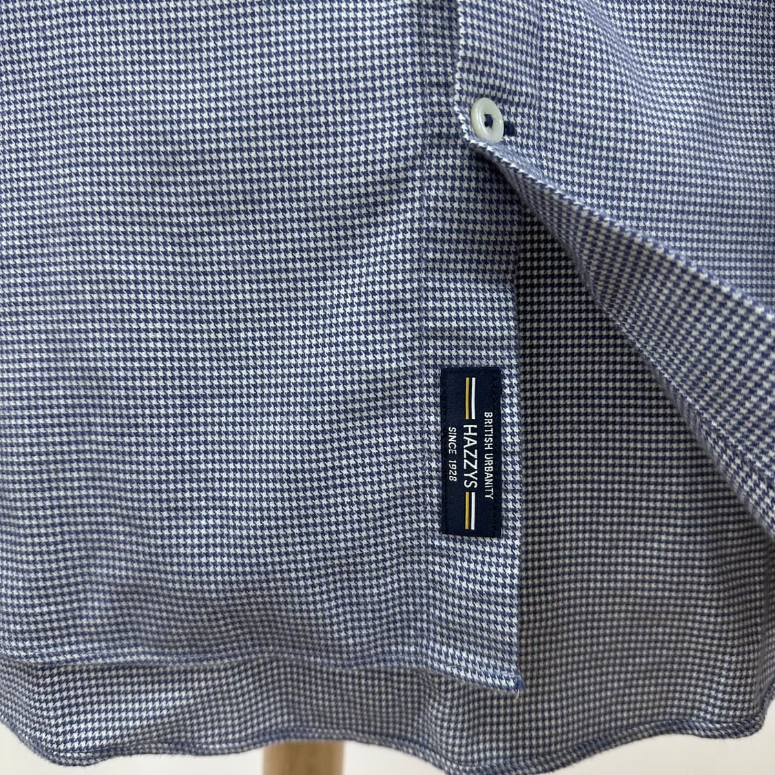 (새상품) HAZZYS 헤지스 하운즈투스체크 플라넬 셔츠 100 J26 상품이미지9