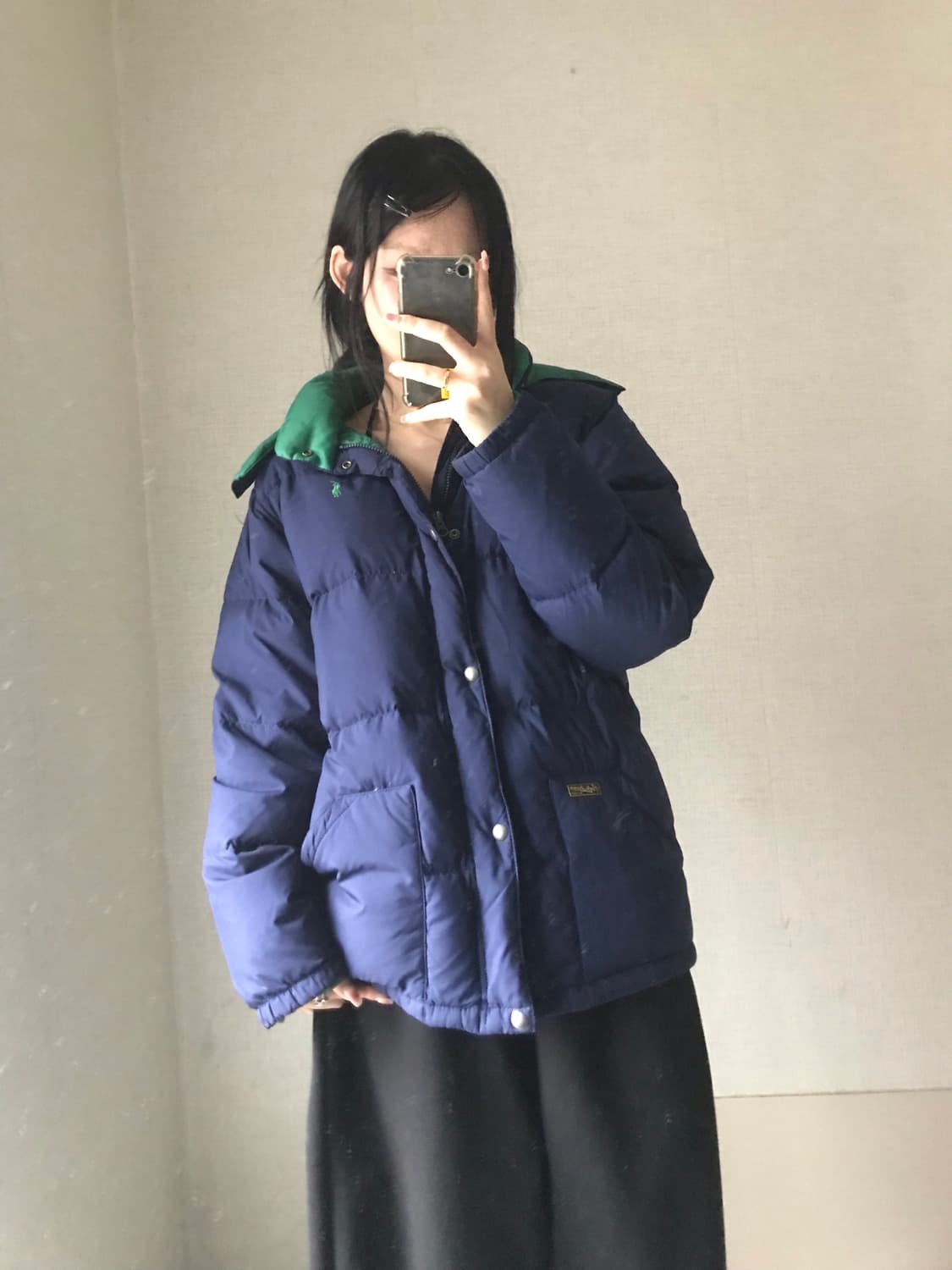폴로 네이비 패딩 상품이미지2