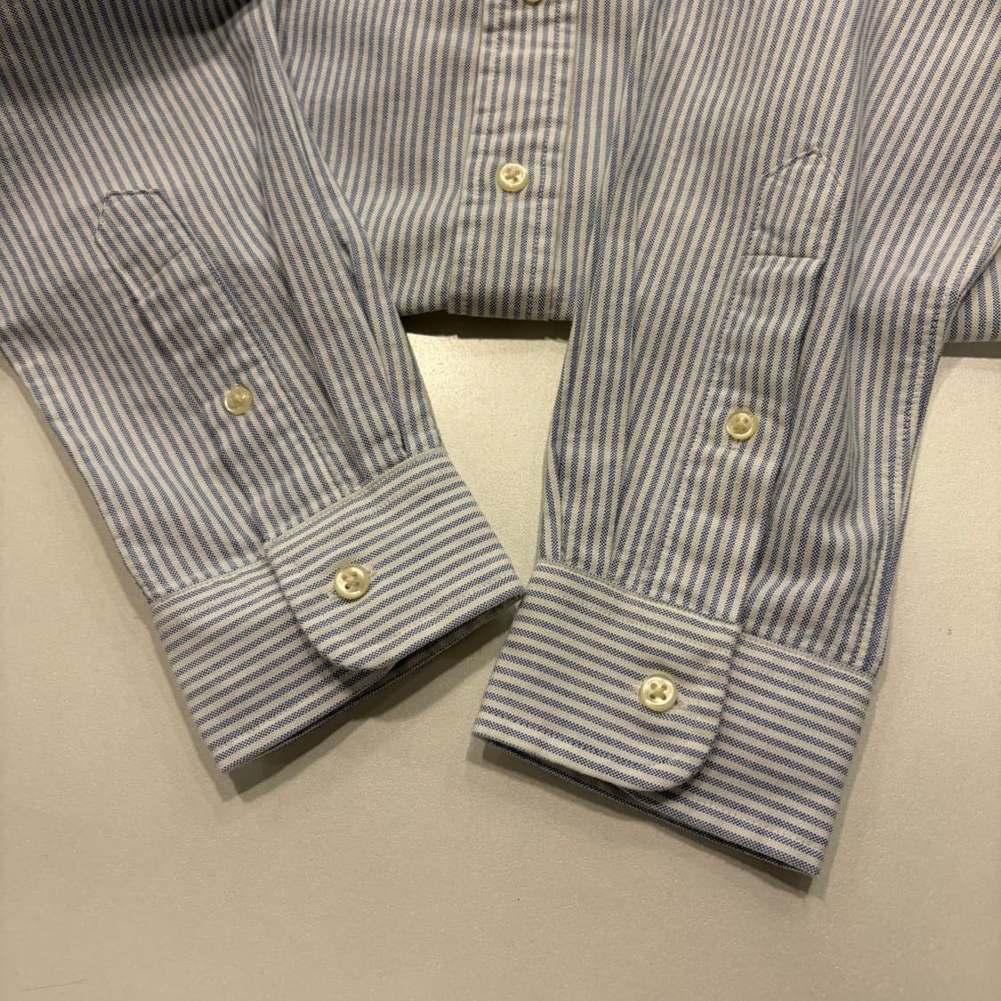[S] 폴로 랄프로렌 큐알 신형 클래식핏 스트라이프 긴팔 셔츠 E199 상품이미지8