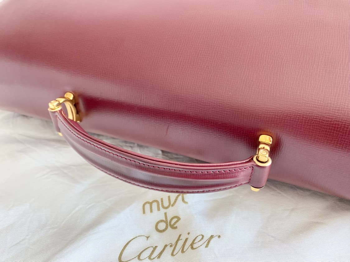 까르띠에 머스트 보르도 라인 플립 브리프 케이스 서류가방 상품이미지2