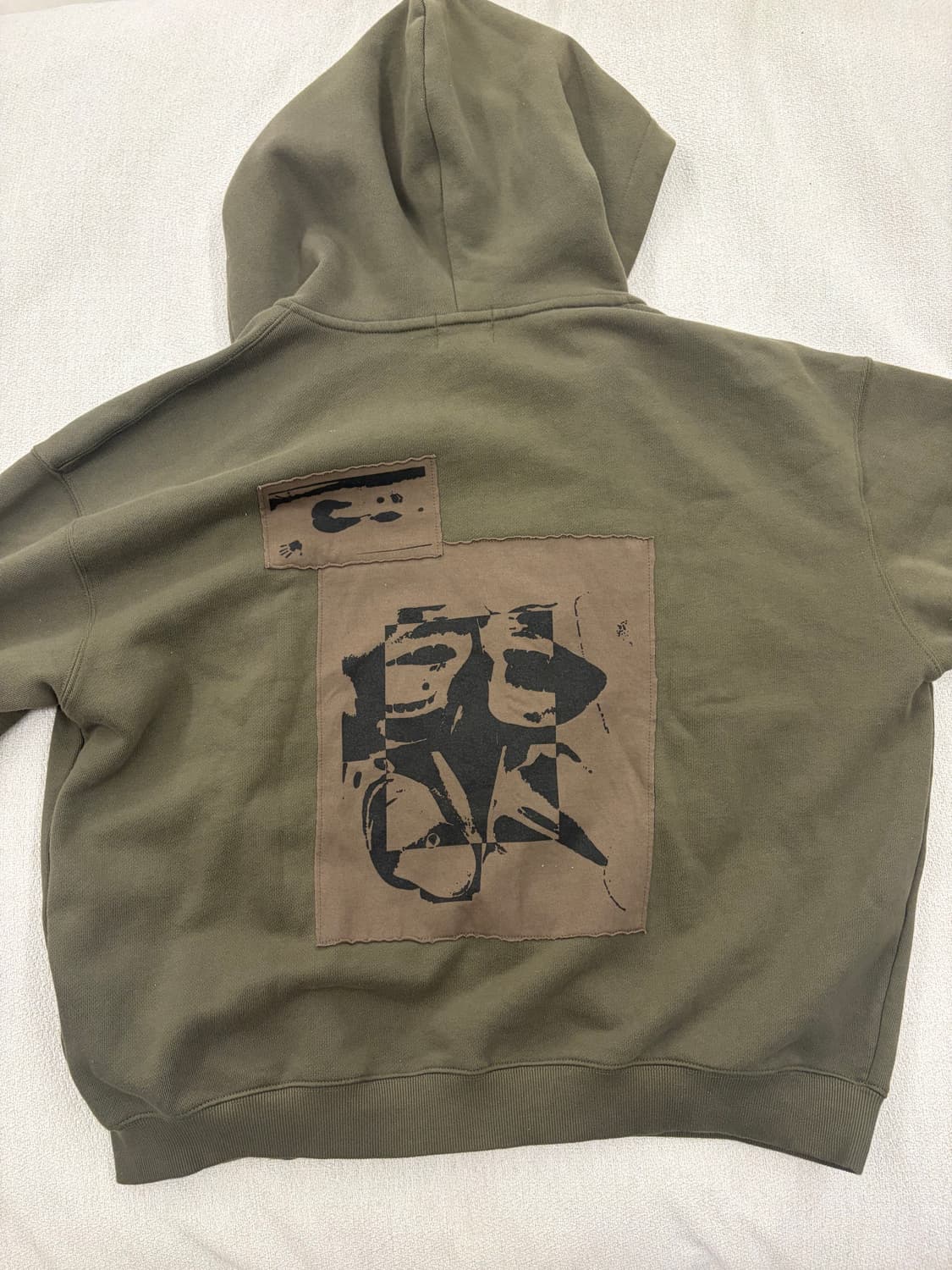 에모스탠스클럽 카키 비엔나 후드집업 1사이즈 상품이미지4