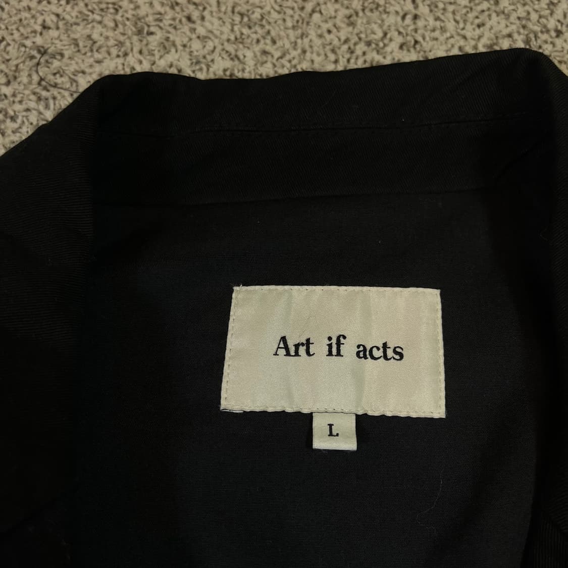 아트 이프 액츠 워시드 코튼 블레이저 자켓 상품이미지4