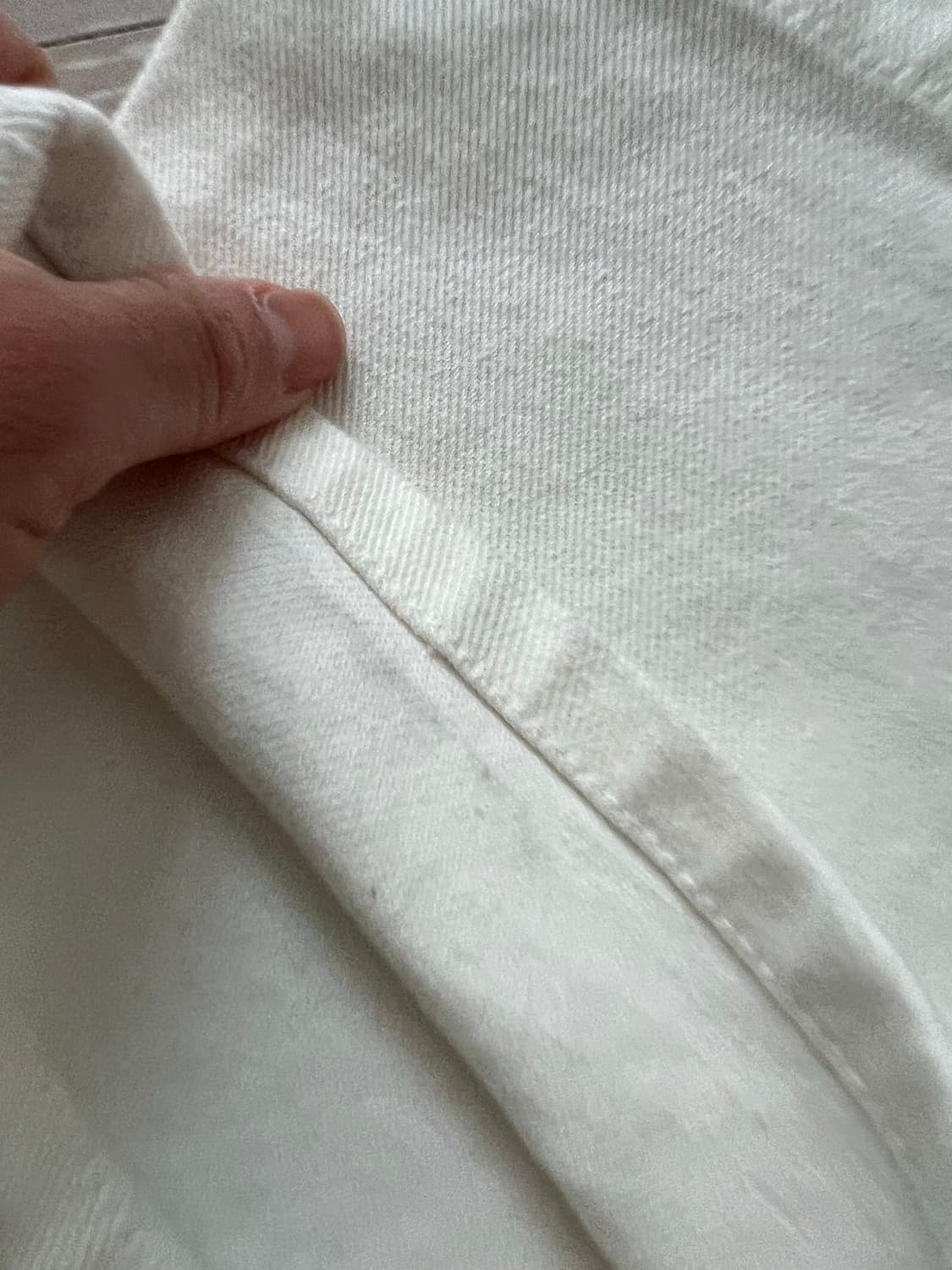 로에일 코튼 와이드 데님팬츠 상품이미지5