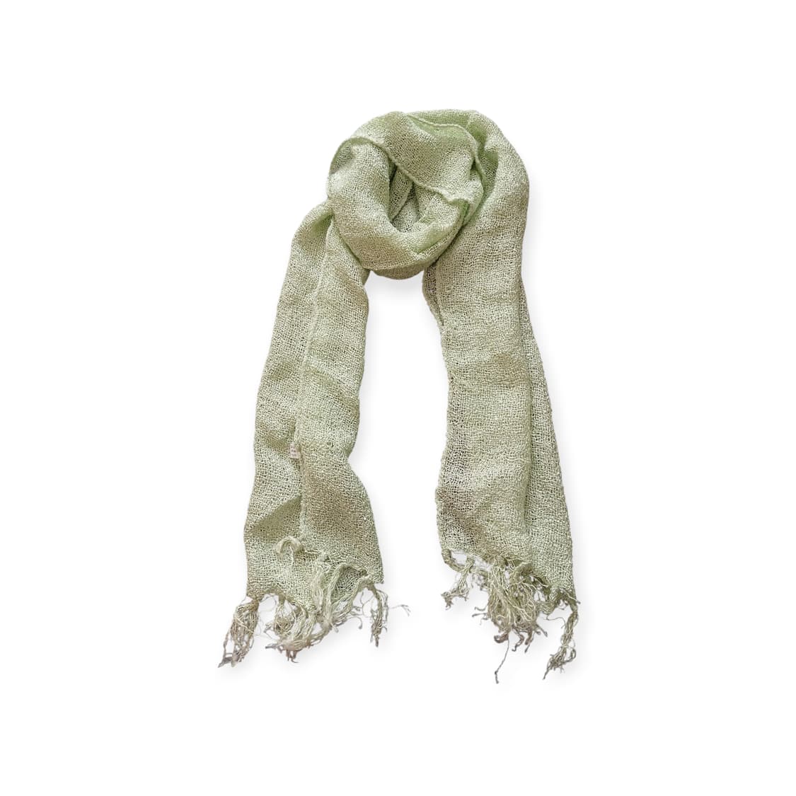 모리걸 연두 오픈 위브 스카프 상품이미지1