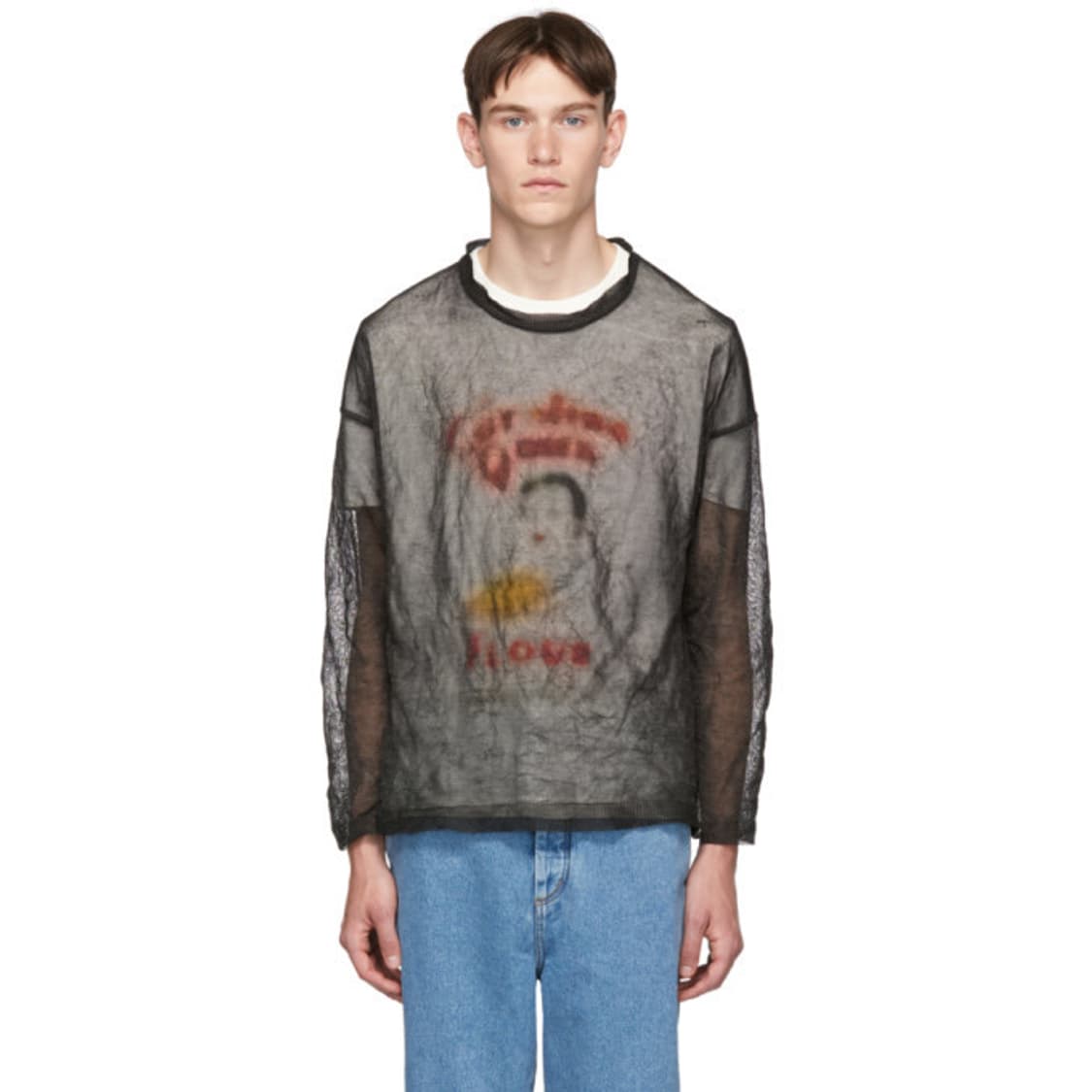 아워레가시 팝오버 라운드넥 에씨디티 니트 상품이미지4