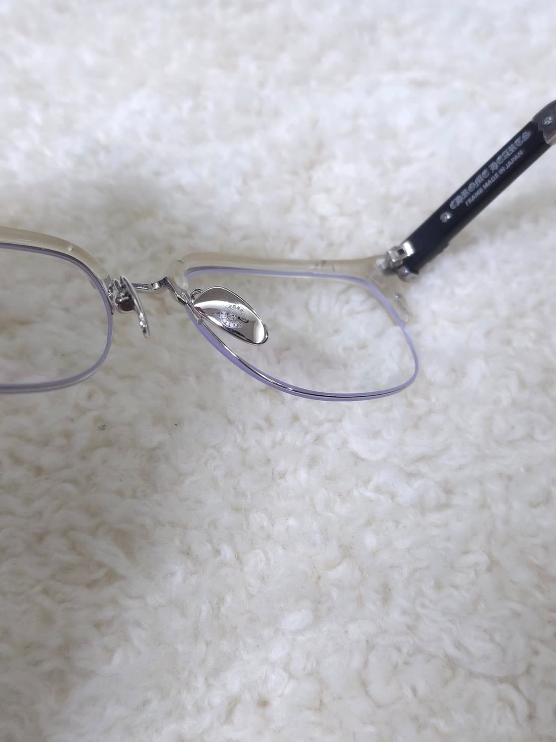 [OS] 크롬하츠 에바질리스트 안경 매트 크리스탈 실버 매트블랙 상품이미지9