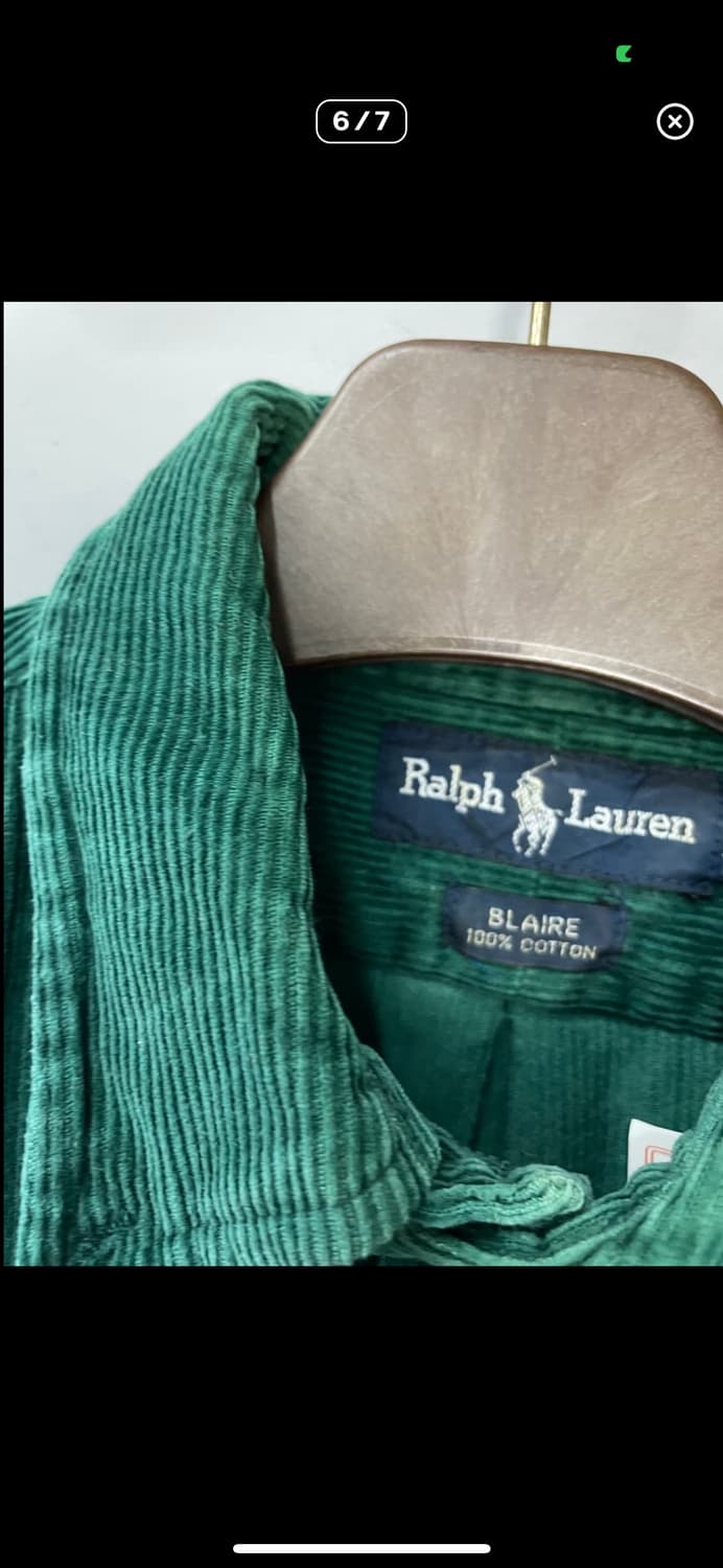 폴로랄프로렌 코듀로이 그린셔츠 A3340 상품이미지6
