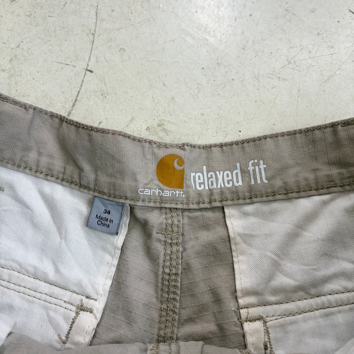 칼하트 빈티지 워크 반바지 34 상품이미지5