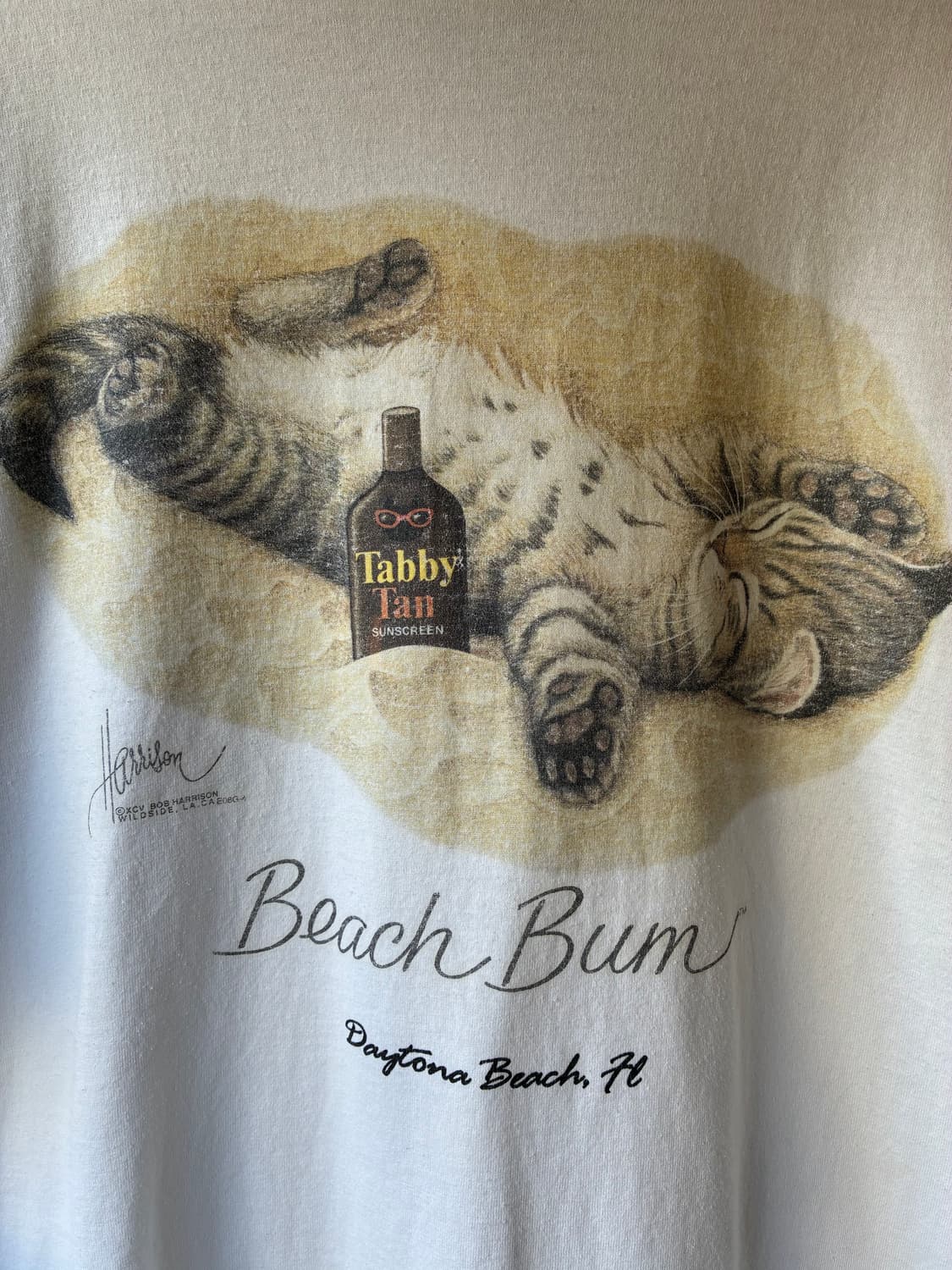 90’s Vintage Cat Graphic Tee 상품이미지3