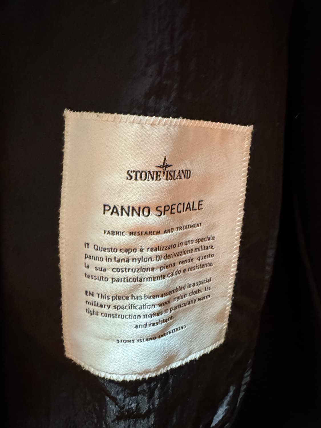 스톤아일랜드 피코트 블랙 L 상품이미지5