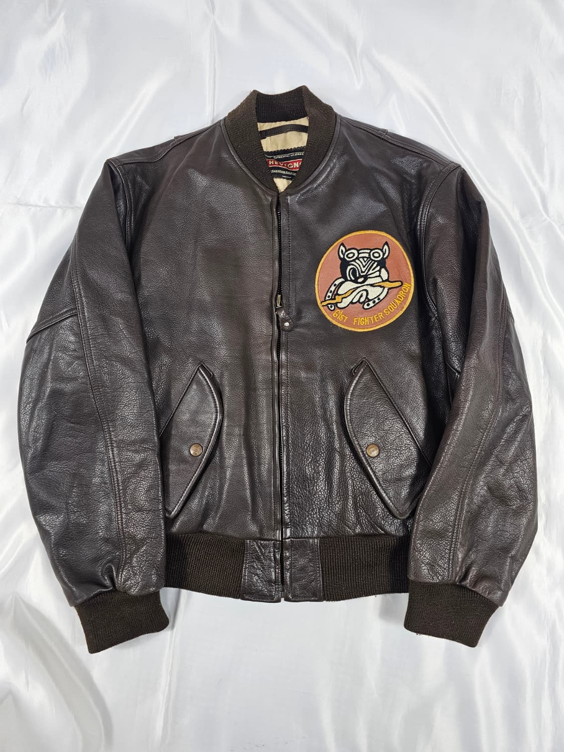 쉐비뇽봄버가죽자켓 상품이미지7