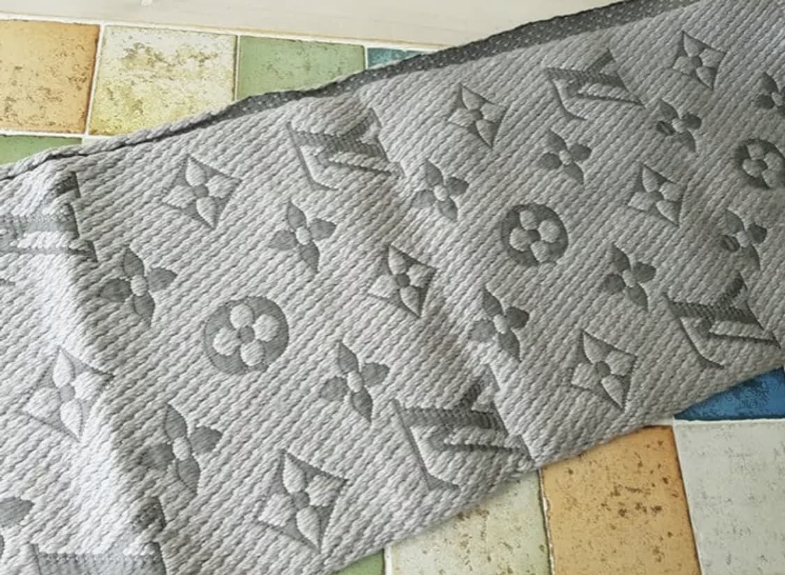 [정품] 루이비통 로고마니아 머플러 그레이 남녀공용 목도리 상품이미지2