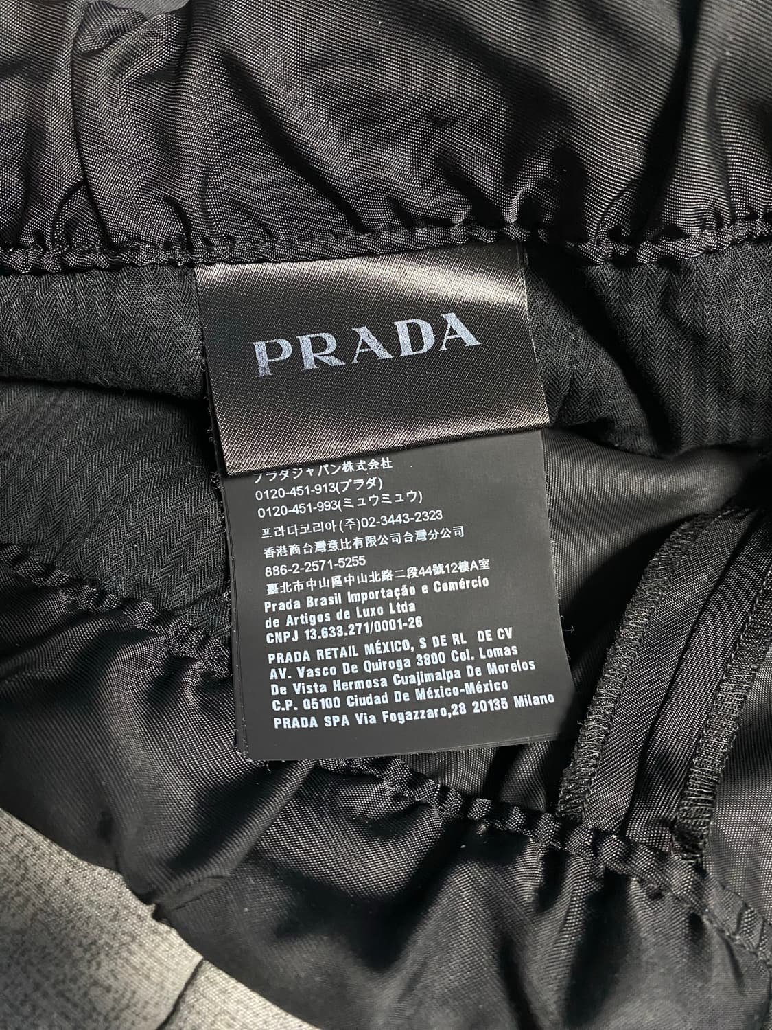 프라다 개버딘 팬츠 52 상품이미지4