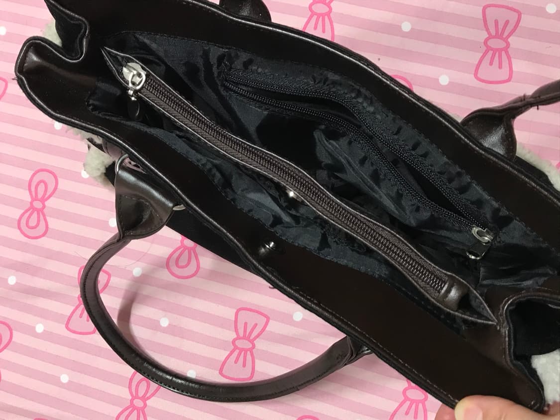 무스탕 숄더백 갸루가방 토트백 스웨이드 상품이미지4