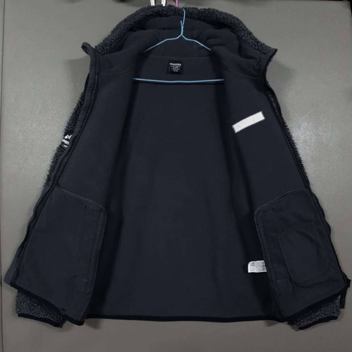 L) 디스커버리 신형 20fw 테크 플리스 쉐르파 양털 후드집업 자켓 상품이미지8