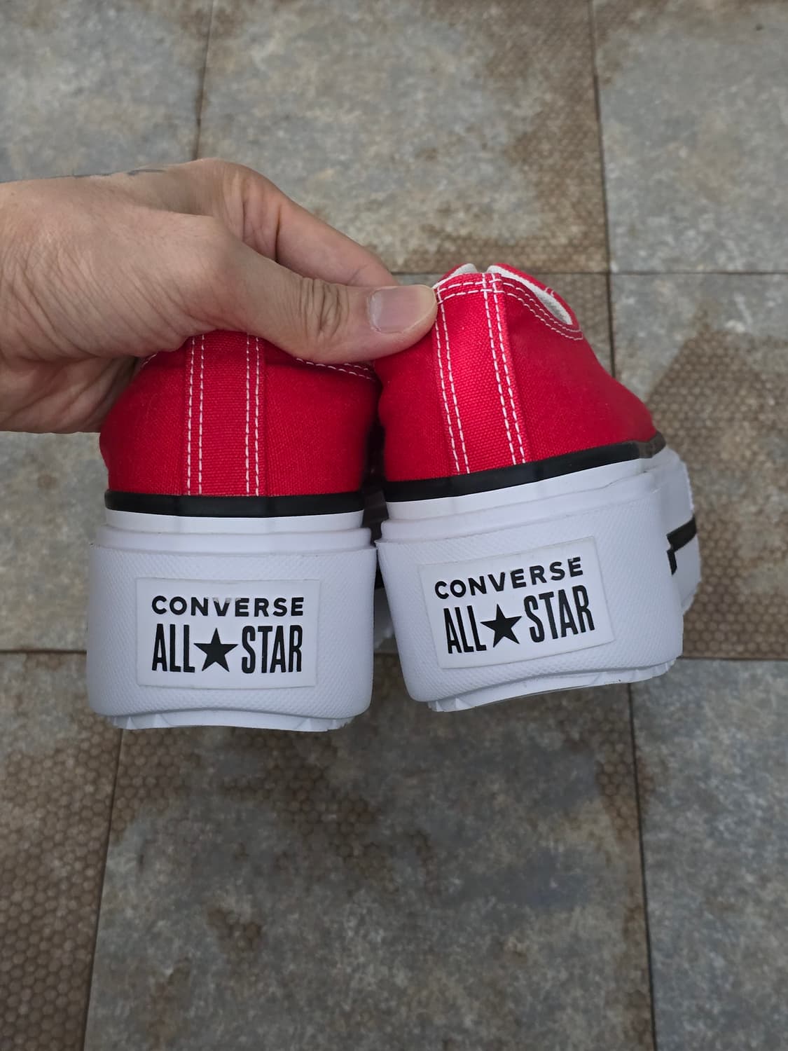 (250)컨버스 척테일러 올스타 더블 스택 레드 로우 상품이미지7