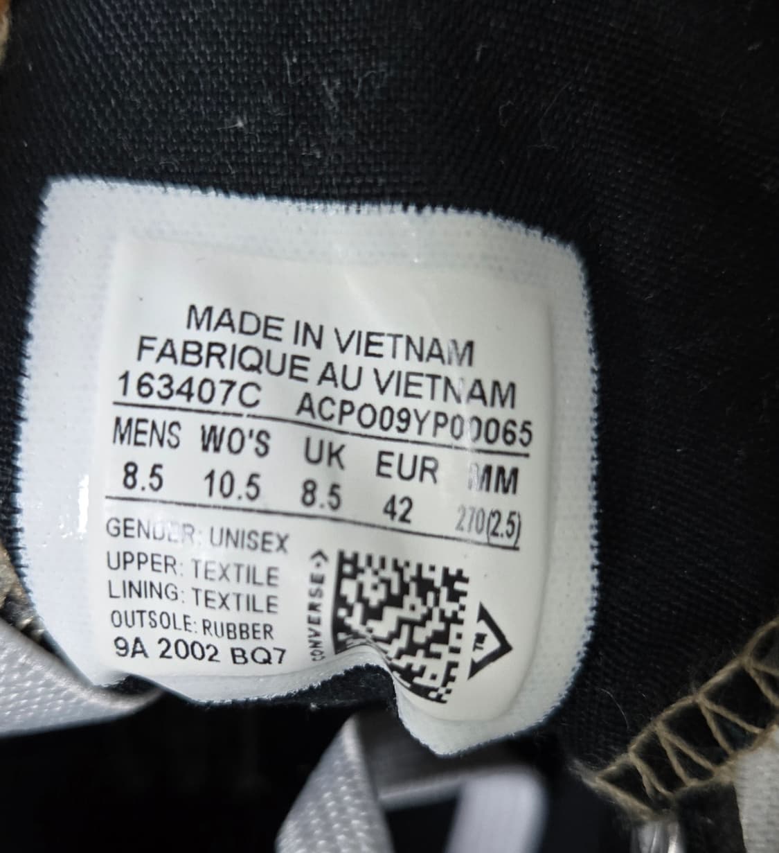 컨버스 척70  하이 카모 265 상품이미지6