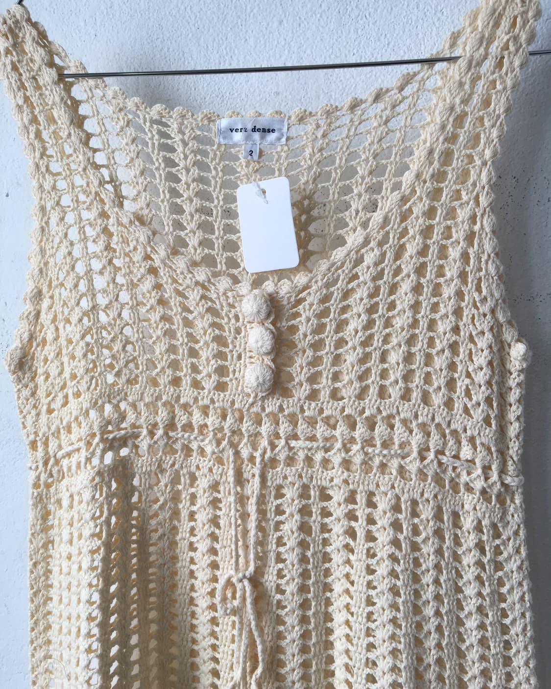 Pom pom crochet sleeveless 상품이미지5