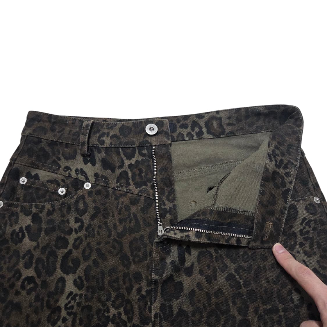MAGPIEROBIN 맥파이로빈 레오파드 미니스커트 치마  상품이미지3