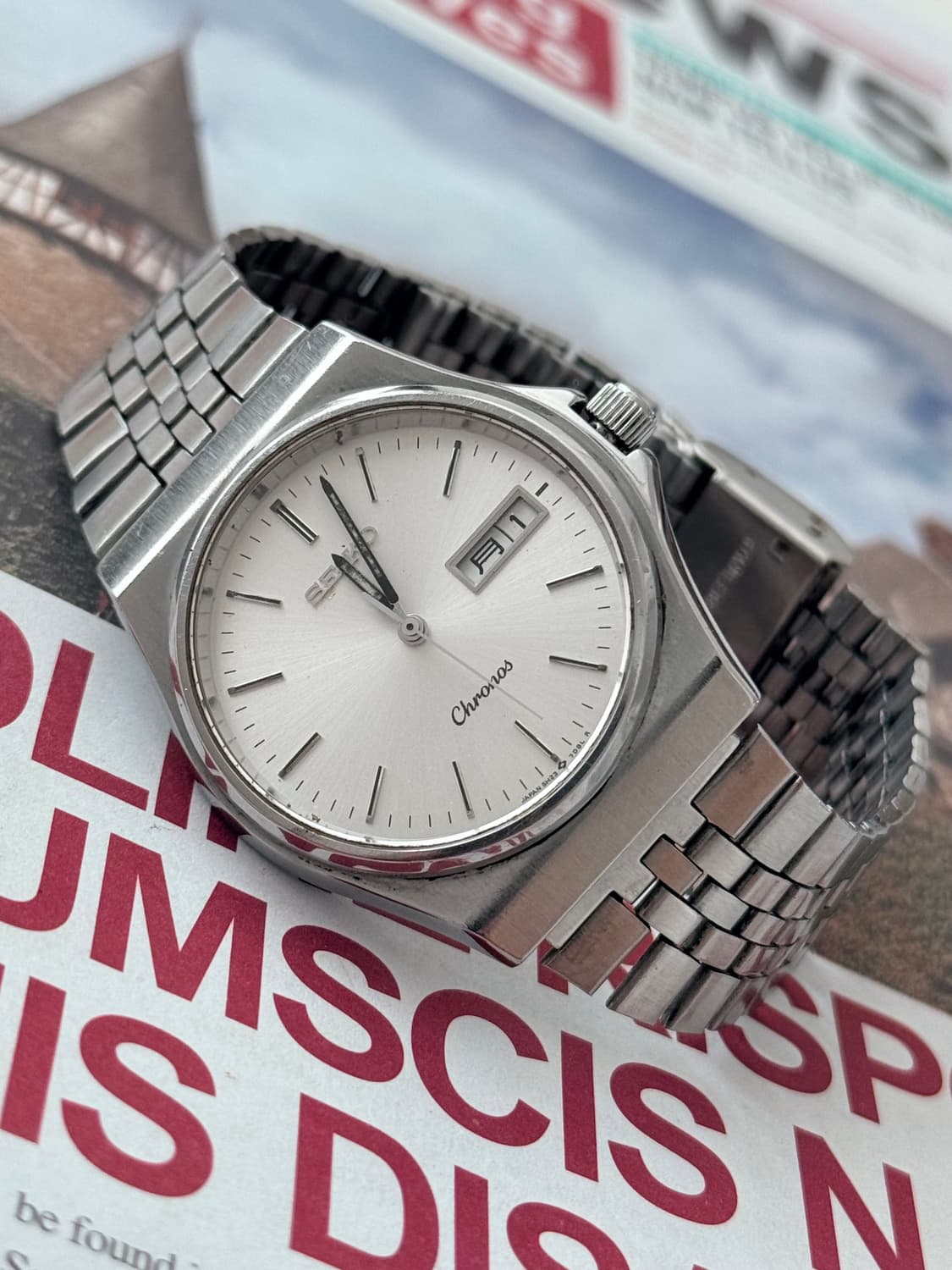 Seiko 세이코 Chronos 쿼츠 Day-Date 상품이미지4