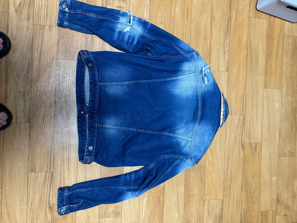 디스퀘어드 데님 플라워 자켓 48 거의새것 상품이미지2