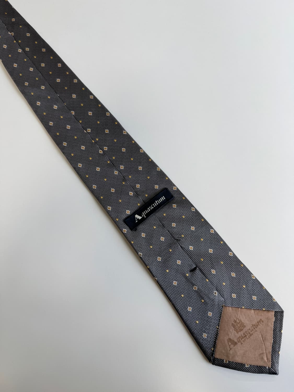 아쿠아스큐텀(Aquascutum) 실크 넥타이 9cm 상품이미지3