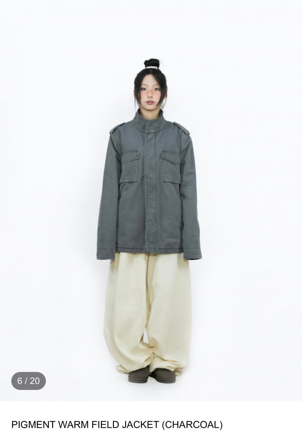 어스지구 PIGMENT WARM FIELD JACKET 상품이미지3