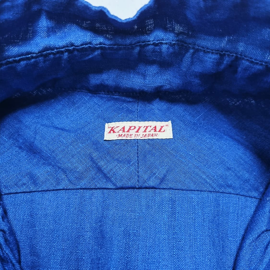 KAPITAL 린넨 차이나카라 셔츠 - S 상품이미지9