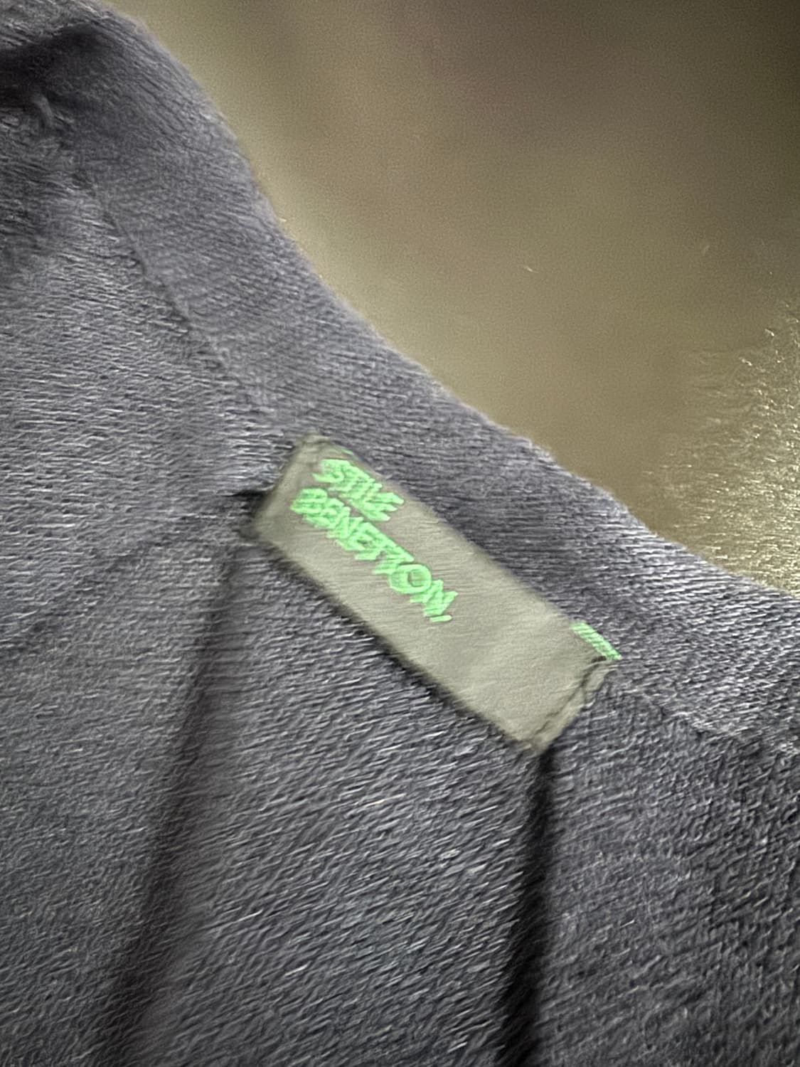 희귀!! 여성 베네통 입술 프린팅 오버핏 린넨 가디건 F 상품이미지3