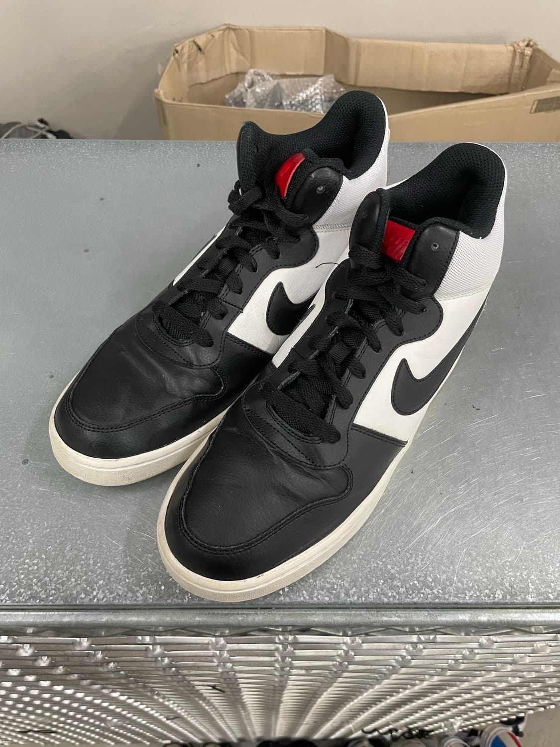 나이키 코트 버로우 미드 화이트 레드 블랙 270 상품이미지2