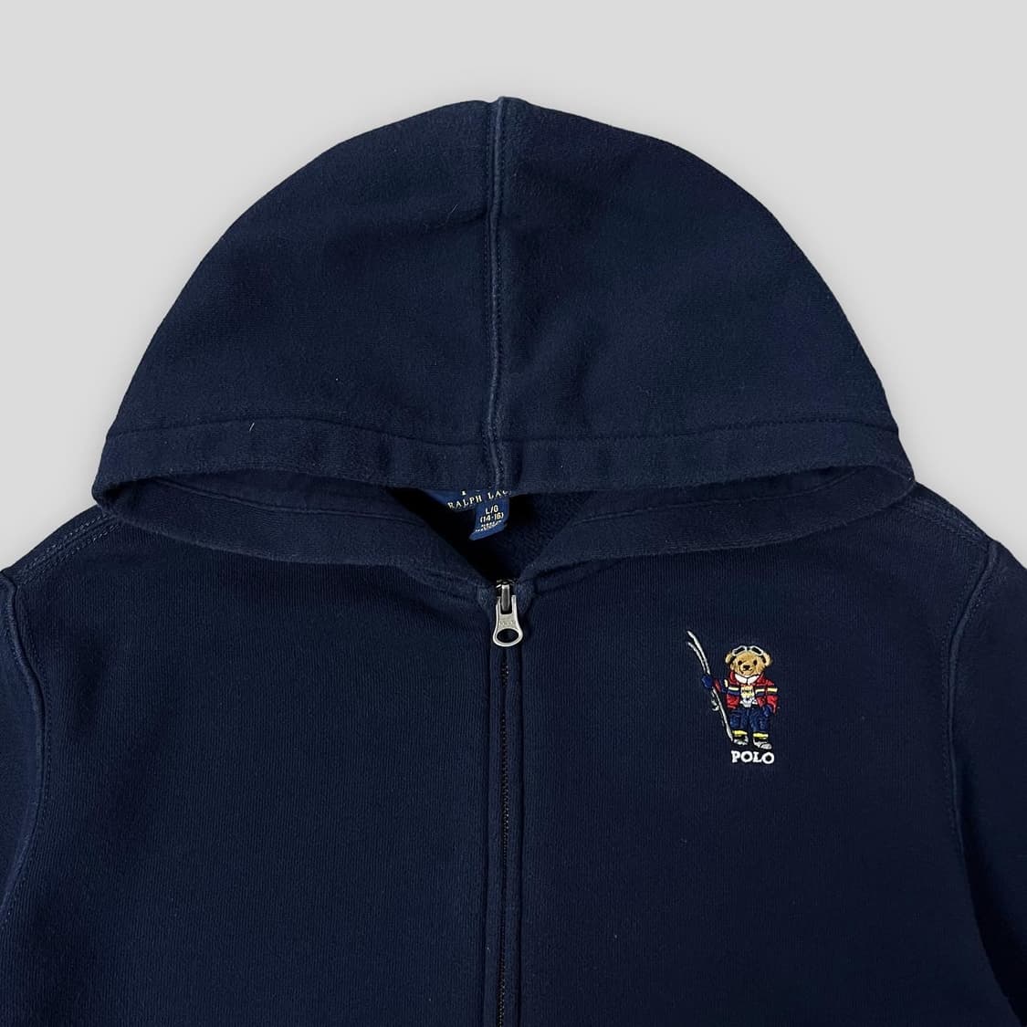 폴로 신형 스키베어 로고 후드집업 상품이미지2