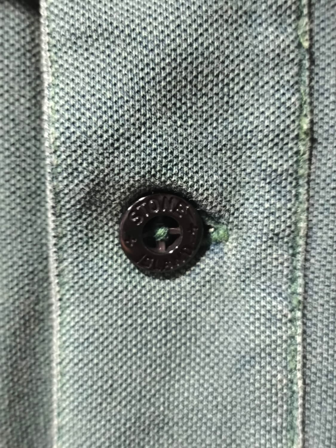 S 스톤아일랜드 워싱 카라넥 반팔티셔츠 상품이미지3