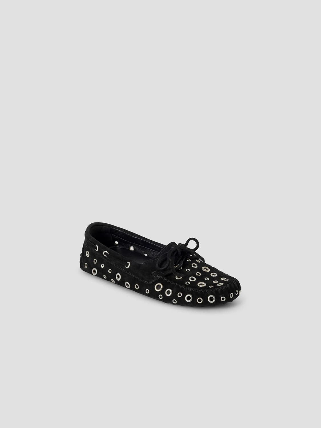 (36,37,38) 기마구아스 Car Shoes Eyelets 로퍼 블랙 상품이미지1