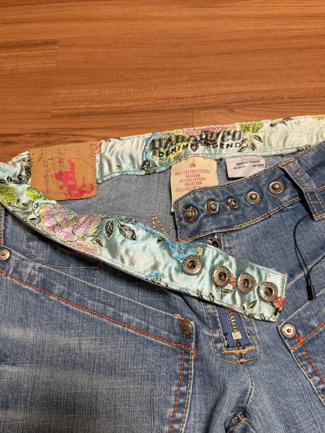 로우라이즈 데님팬츠 상품이미지3