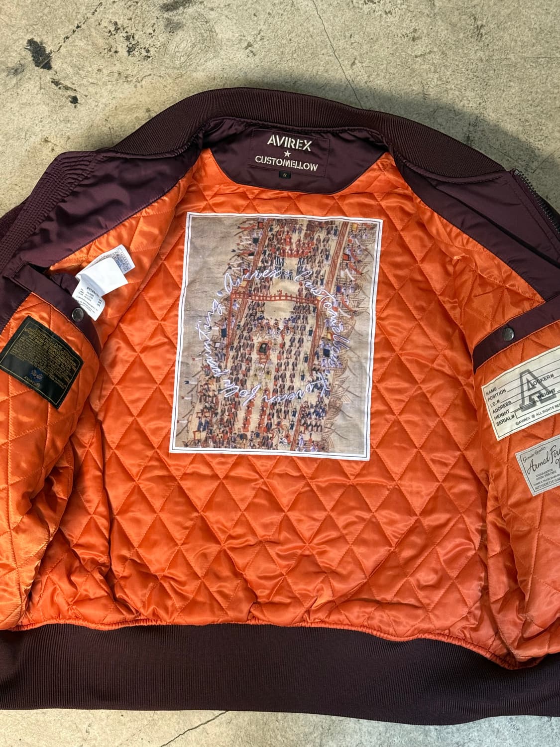 커스텀멜로우 MA-1 항공점퍼 상품이미지3