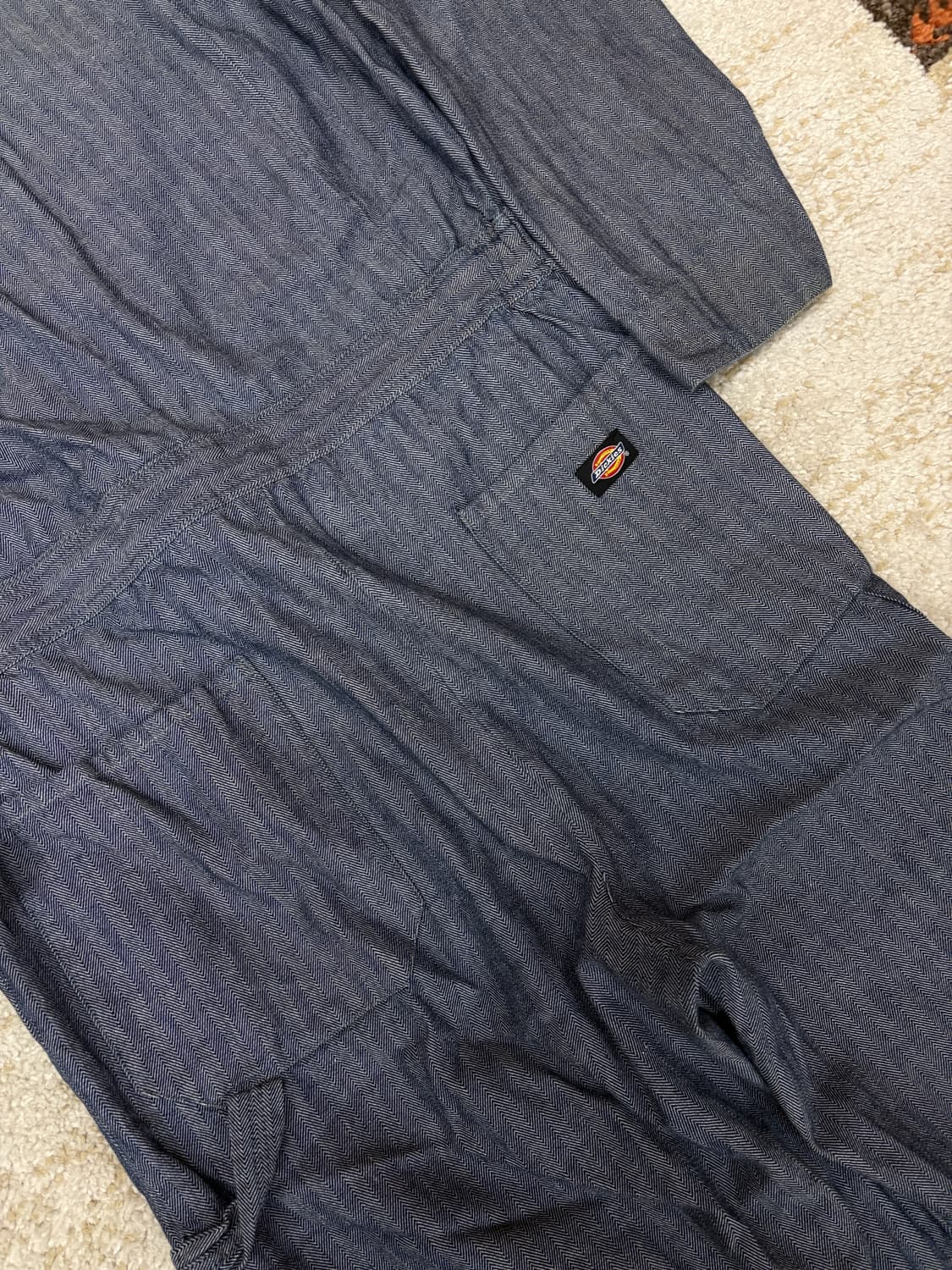 [XL] 디키즈 히코리 데님 점프슈트 수트 커버올  상품이미지5