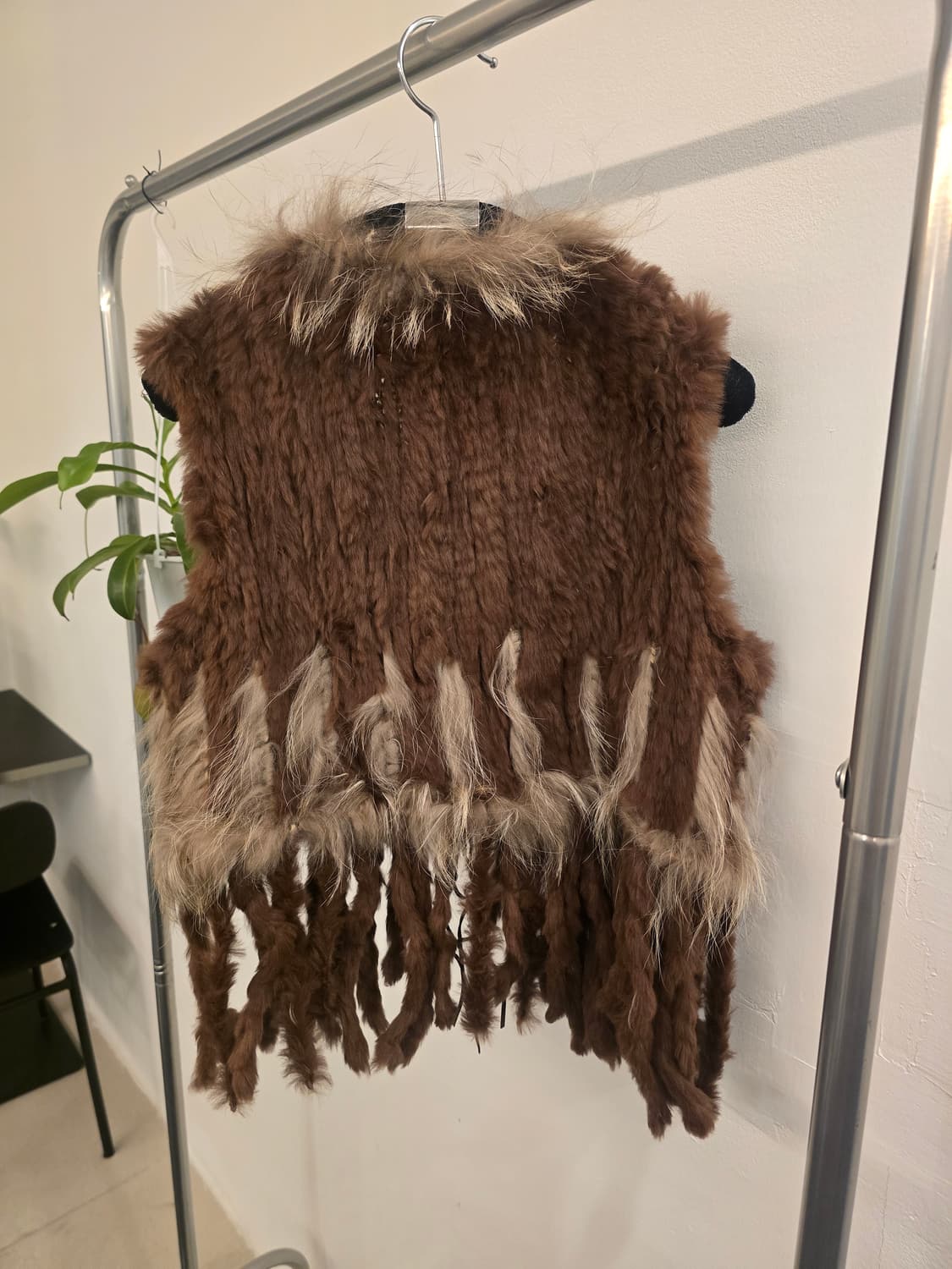 브라운 테슬 레빗조끼 상품이미지2