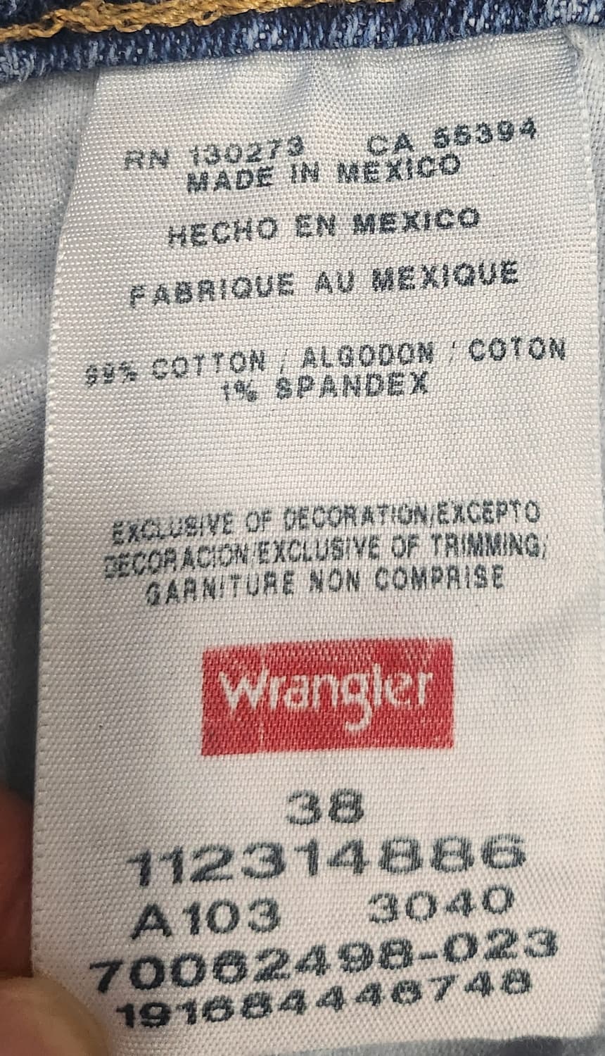 wrangler 랭글러 하프 데님팬츠 38사이즈 상품이미지4