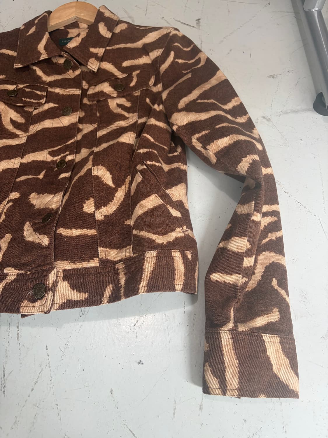 Ralph Lauren Jeans 패턴 데님 자켓 상품이미지7