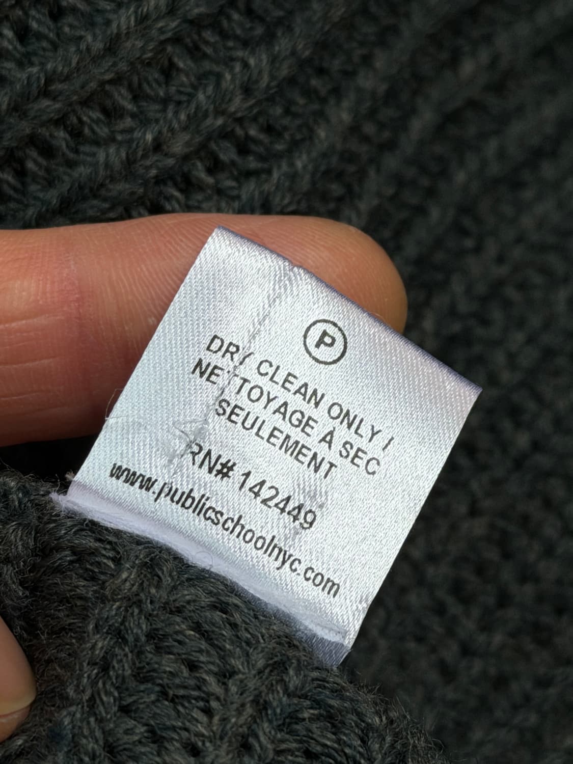 Public School 메리노 울 블렌드 롱 가디건 그린 S 상품이미지5