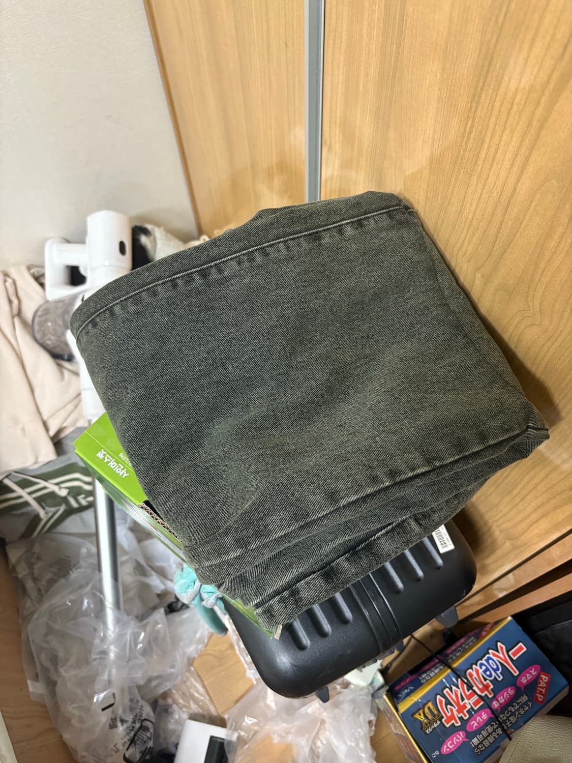 써저리 곱창데님 2m 카키 L 상품이미지4