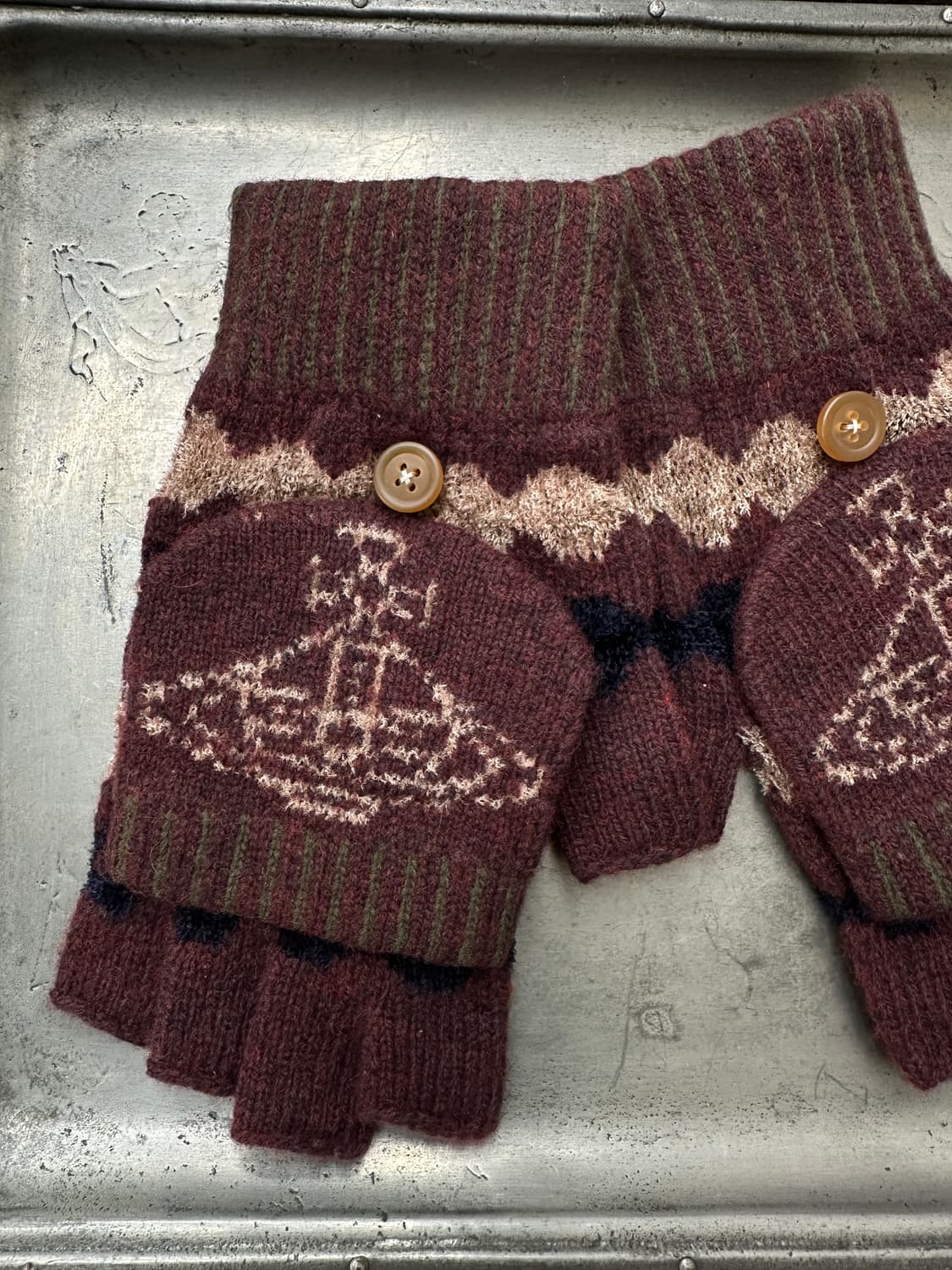 vivienne westwood open finger glove 상품이미지1