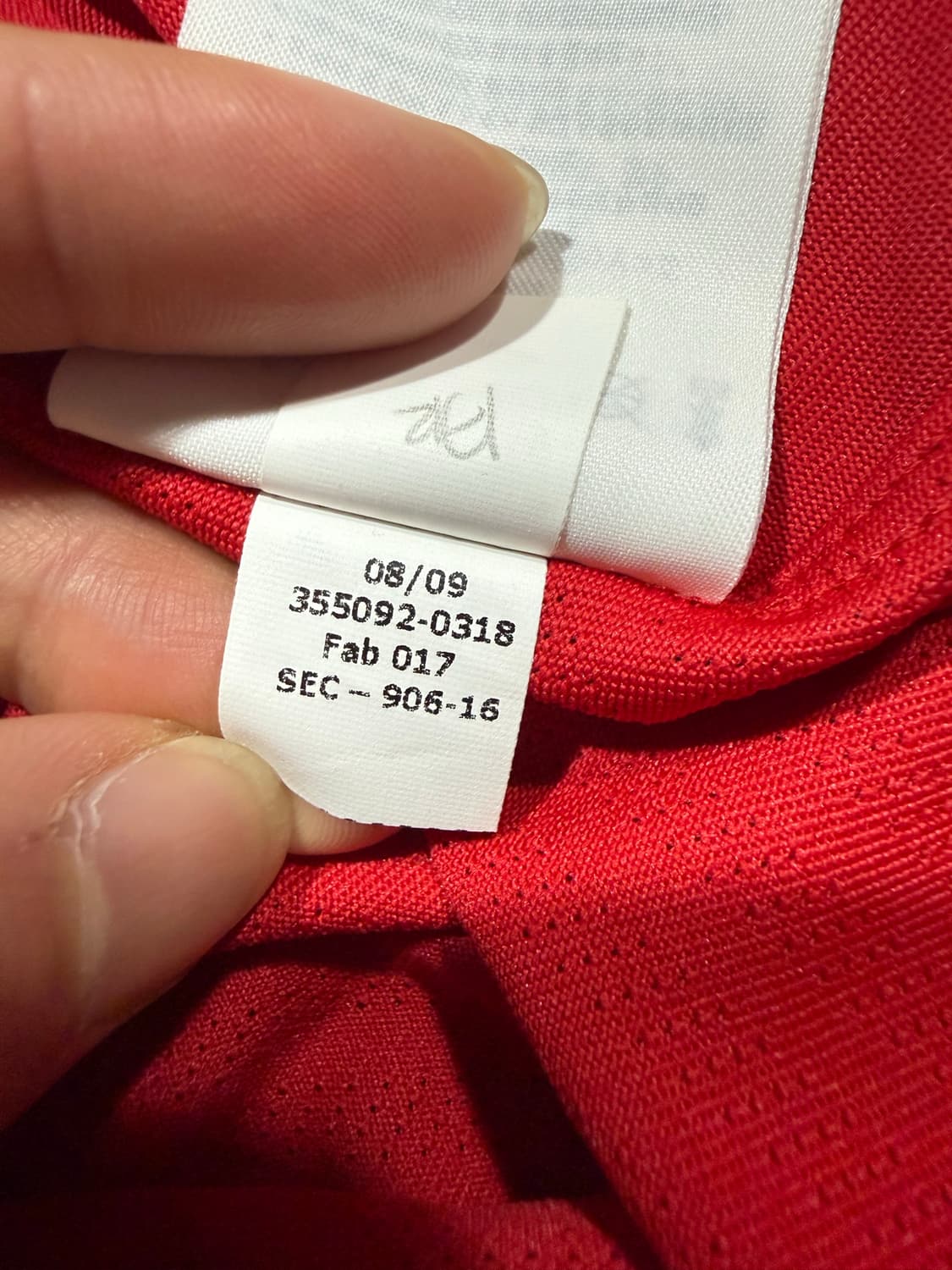 Nike 나이키 09-10 맨체스터 유나이티드 노마킹 긴팔 홈 유니폼 상품이미지7