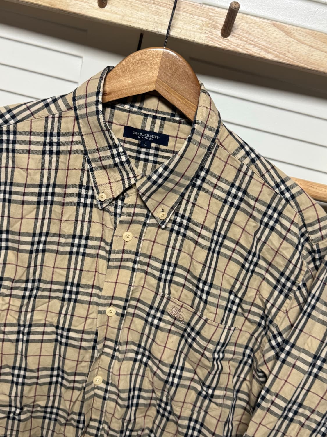 버버리 체크 셔츠 상품이미지2