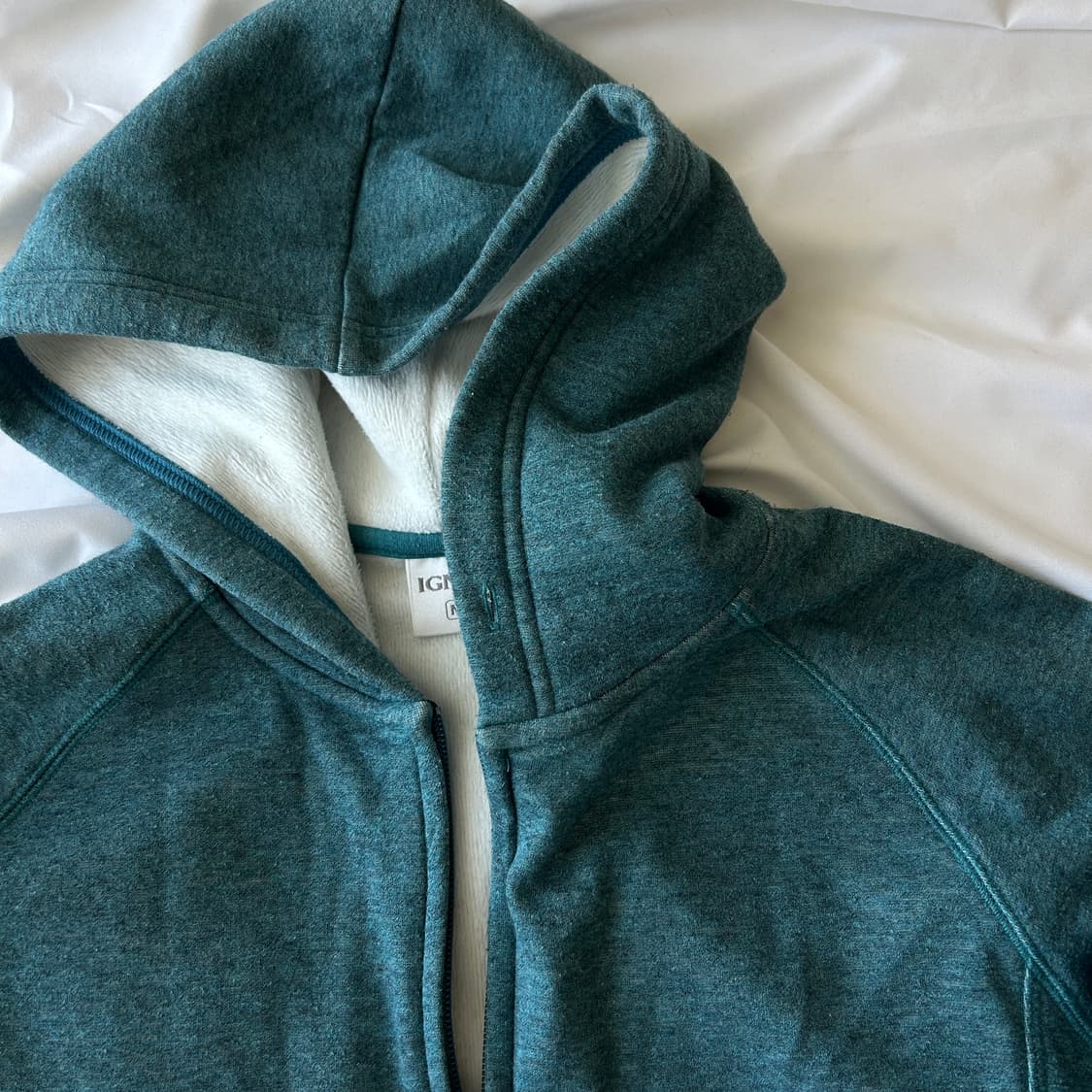 빈티지 기모 후드집업 상품이미지8