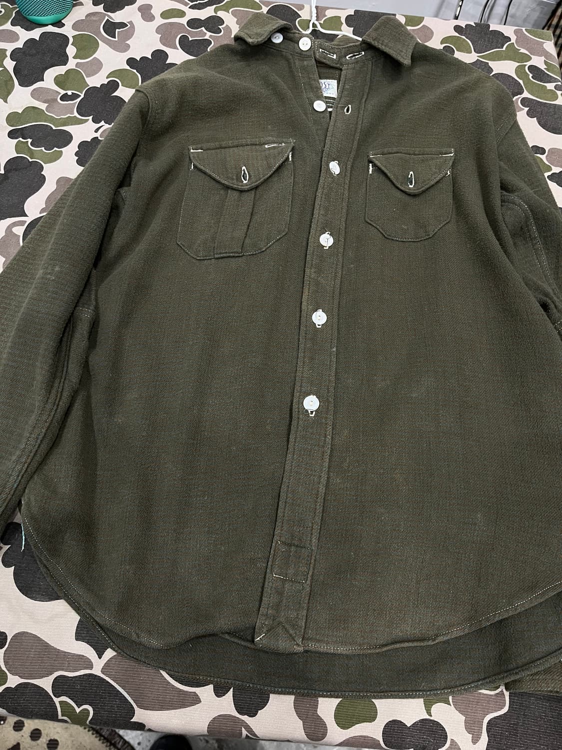 포스트 오버롤즈 플란넬 셔츠 Made in USA 상품이미지9