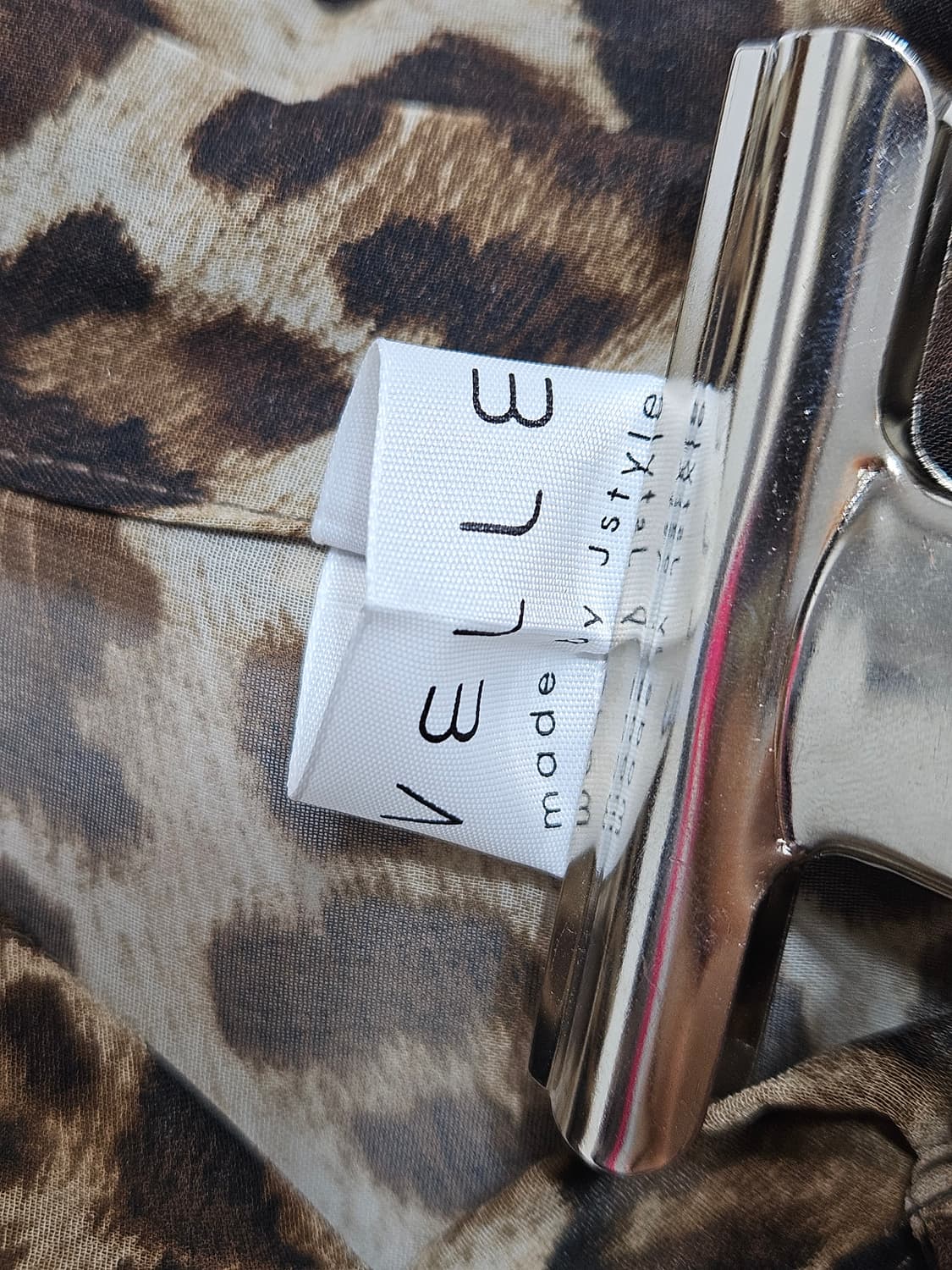 레오파드 시스루 셔츠 블라우스  상품이미지6