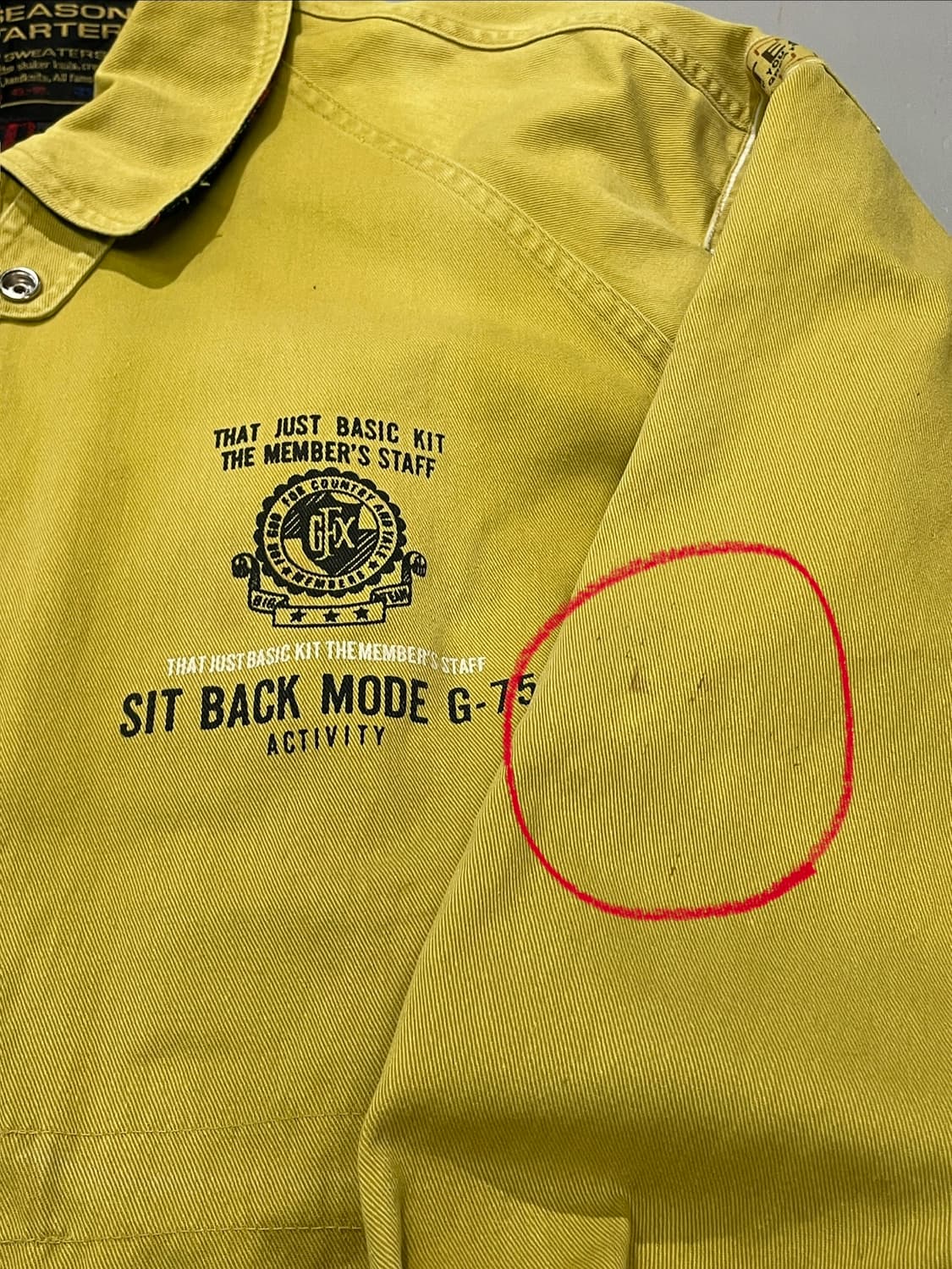 빈티지 코튼 야상 자켓 상품이미지9